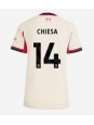 Liverpool Federico Chiesa #14 Replika Borta Kläder Dam 2025-26 Kortärmad